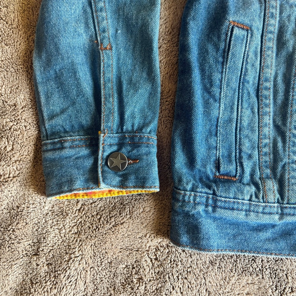 Disney Pixar Toy Story Woody denim jacket. size5-6 - Picture 4 of 12